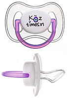 Baby Planet. Соски пустышки для новорожденных, ортодонтическая форма, мягкий силикон, 0+ Koz timesi