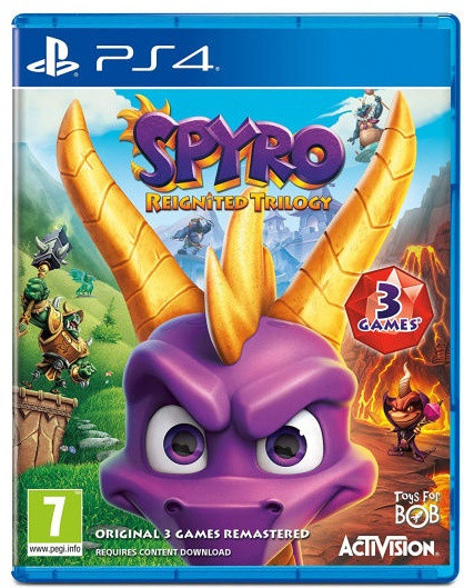 Видеоигра Spyro Reignited Trilogy PS4 - фото 1 - id-p114332519