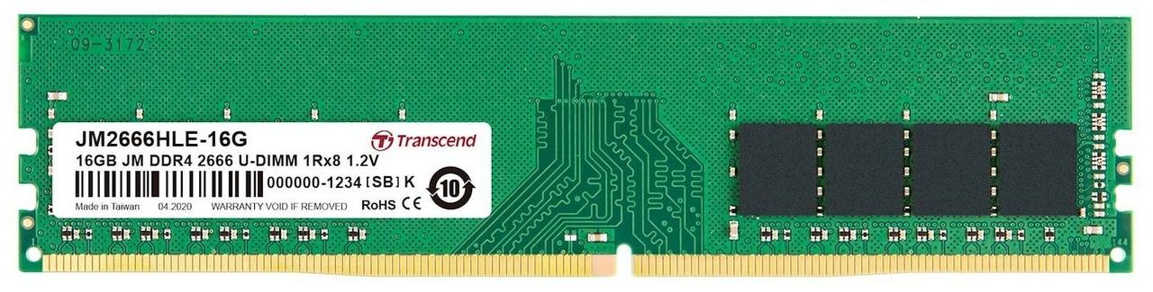 Память оперативная DDR4 Desktop Transcend JM2666HLE-16G - фото 1 - id-p114347154