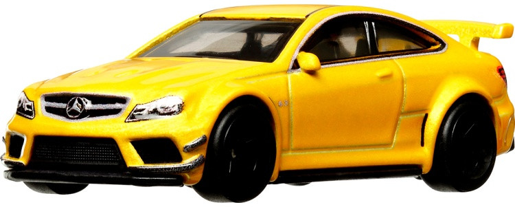 МАШИНКА HOT WHEELS PREMIUM 12 MERCEDES-BENZ C 63 AMG COUPE BLACK SERIES - фото 1 - id-p114339267