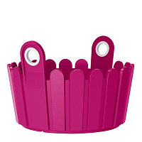 Кашпо круглое 26x25x17см, ярко-розовый LANDHAUS EMSA 515386, шт