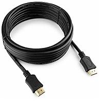 Кабель HDMI Cablexpert CC-HDMI4-15, 4.5м, v2.0, 19M/19M, черный, позол.разъемы, экран, пакет