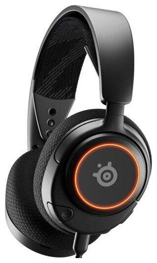 Наушники-гарнитура игровые SteelSeries Arctis Nova 3 61631 черный - фото 1 - id-p114346498