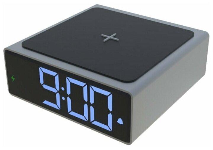 Часы-будильник с беспроводной зарядкой Ritmix RRC-900Qi - фото 1 - id-p114347528