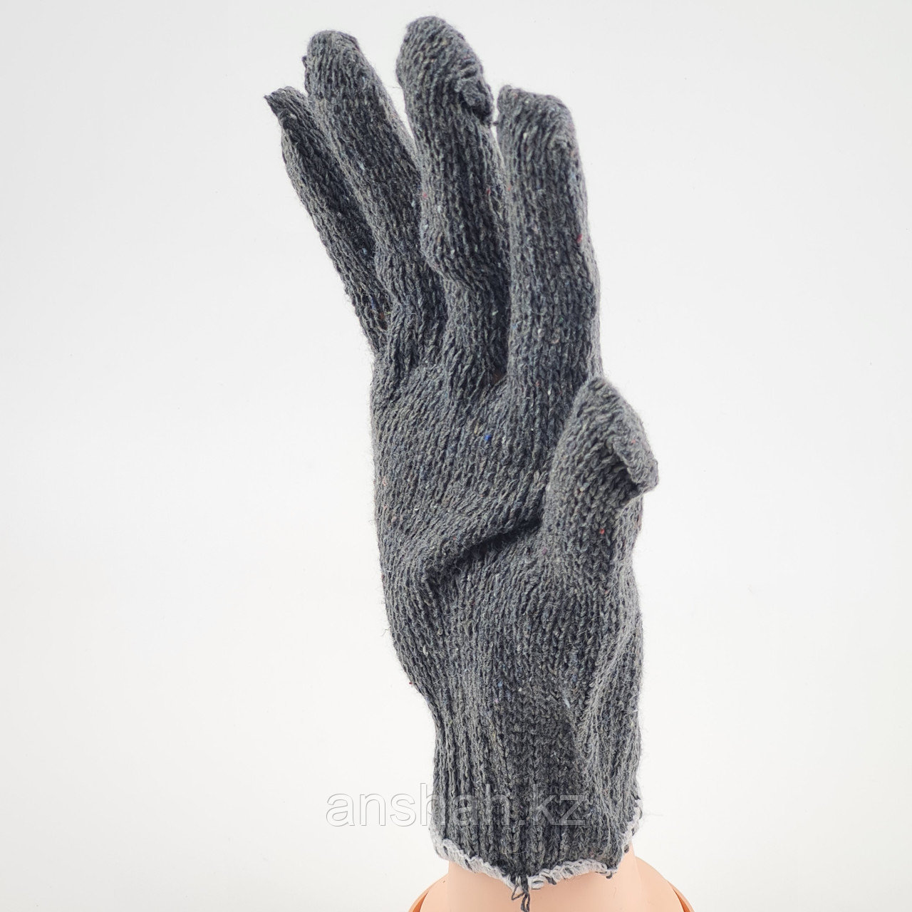 Хозяйственные перчатки Х/Б, серые, тонкие - фото 2 - id-p54596904