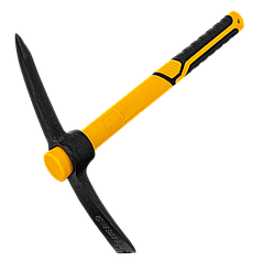 Кирка 700 г, фибергласовая обрезиненная рукоятка 385 мм// Denzel