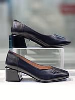 Кожаные туфли PAOLETTI черного цвета в Алматы. Женская качественная обувь.