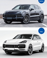 Обвес из Porsche Cayenne 2018 в Porsche Cayenne Turbo