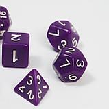 Набор кубиков: Фиолетовые 7 шт. (Dungeons and Dragons, ДнД) | Сима Лэнд, фото 2
