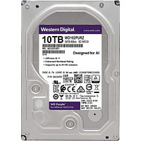 Жесткий диск для видеонаблюдения HDD 10Tb Western Digital Purple SATA3 256Mb 7200rpm 3,5" WD101PURP