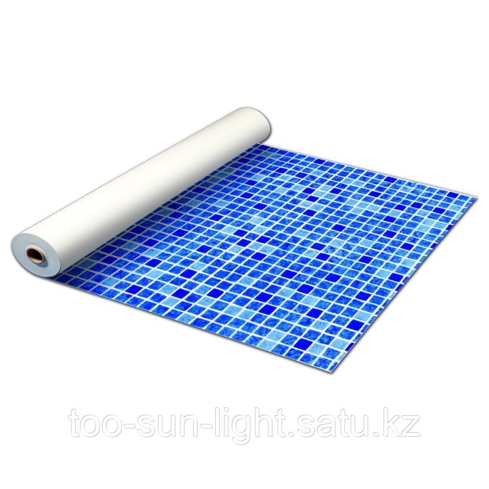 Пленка ПВХ ALKORPLAN 3000 противоскользящая Persia Blue (синяя мозаика)