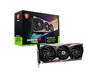 Видеокарта GeForce RTX 4070 TI GAMING TRIO Nvidia [12 ГБ, GDDR6X, 192 бит, 2310 МГц, HDMI, DisplayPort (3 шт)]
