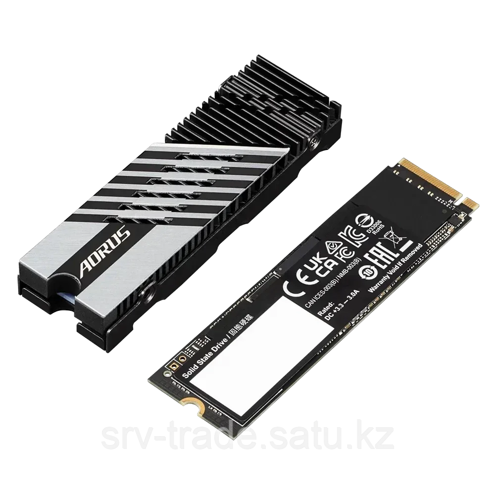 SSD накопитель Gigabyte 7300 AORUS AG4731TB [1 ТБ, M.2PCI-E, чтение: 7300 МБ/с, запись: 6000 МБ/с, TLC] - фото 2 - id-p114363876
