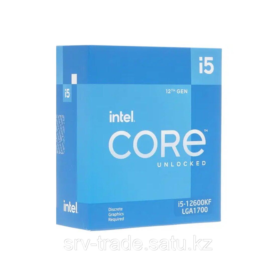 Процессор Intel Core i5-12600KF [LGA 1700, 10 x 3700 МГц, TDP 150 Вт, BOX] - фото 1 - id-p114362981