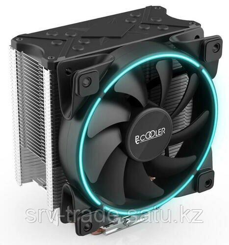 Система охлаждения PCCooler GI-X5B, blue LED Cooler for S1200/115x/775/AMD, 1000-1800rpm, 160W - фото 1 - id-p114361269