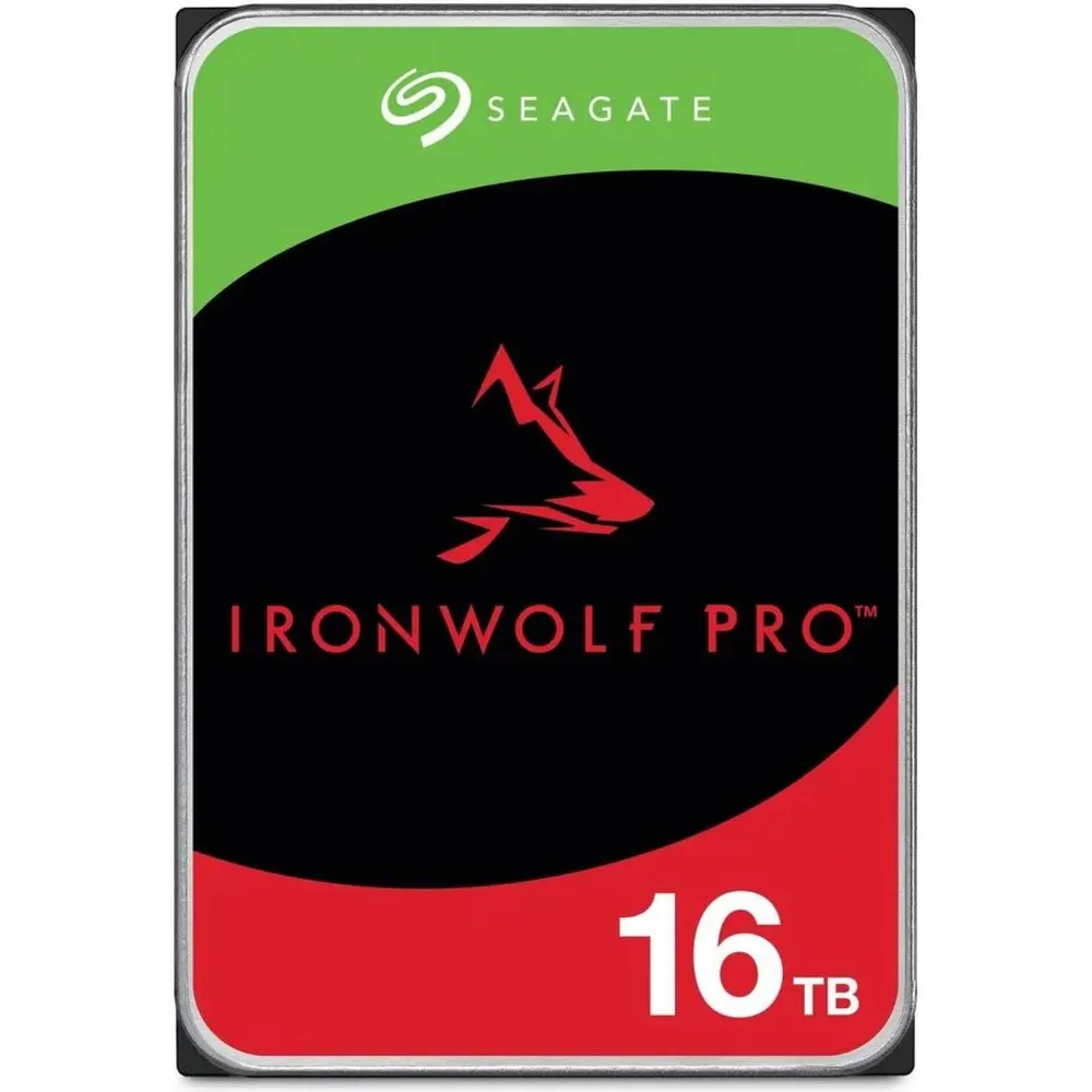 16 ТБ Жесткий диск Seagate IronWolf Pro (ST16000NT001) черный - фото 1 - id-p114211523