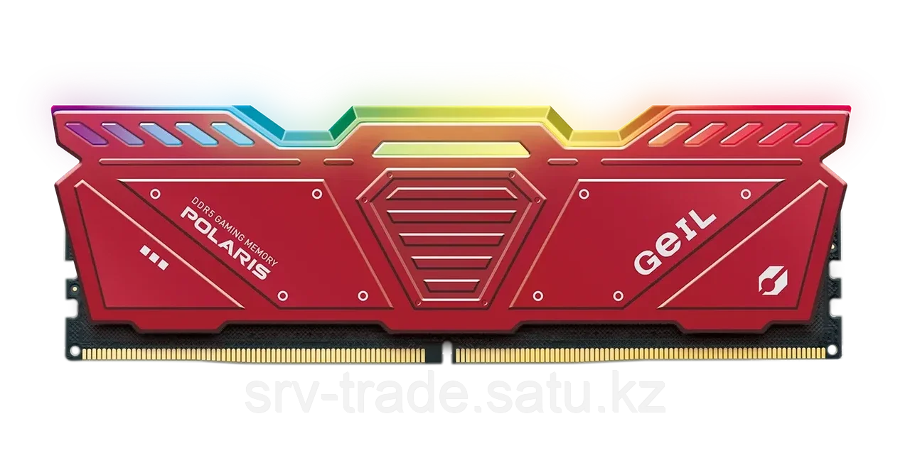 Комплект оперативной памяти Geil POLARIS RGB Red (GOSR532GB4800C40DC) [32 ГБ DDR 5, 4800 МГц, 1.1 В, - фото 3 - id-p114363433