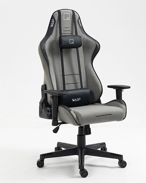 Кресло игровое WARP JR Cozy grey (Fabric) (JR-GCG) серый - фото 4 - id-p114035964