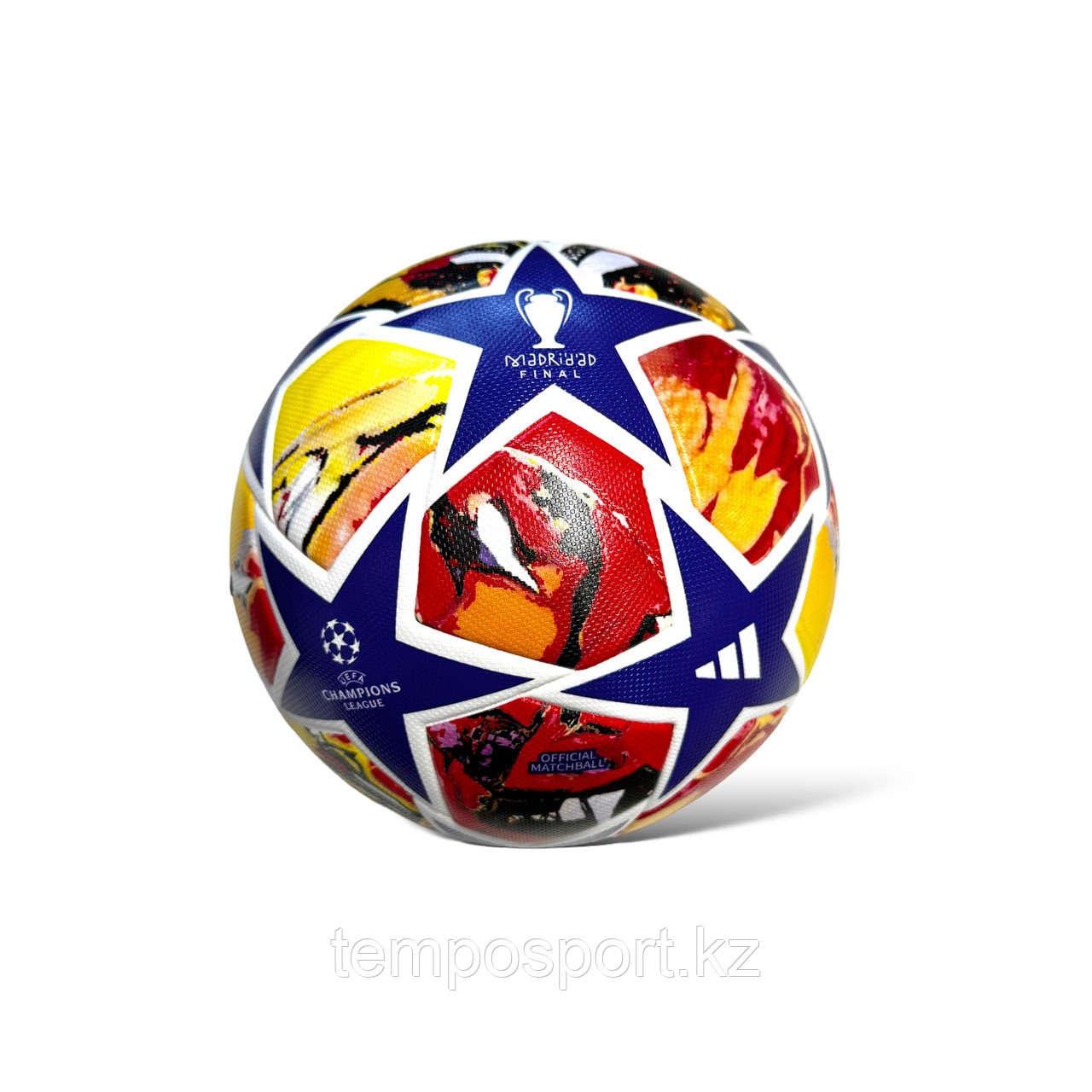 Мяч футбольный Adidas Champions League Madrid Finale 2024 размер 5 - фото 1 - id-p114380408