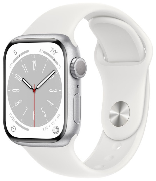 Apple Watch Series 8 45mm silver - фото 1 - id-p114380449