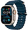 Apple Watch Ultra Series 2 GPS + Cellular 49 мм серебристый-оранжевый, фото 2
