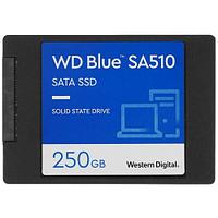 SSD накопитель Western Digital BLUE SA510, WDS250G3B0A [250 ГБ, 2.5"SATA III, чтение: 555 МБ/с, запись: 440
