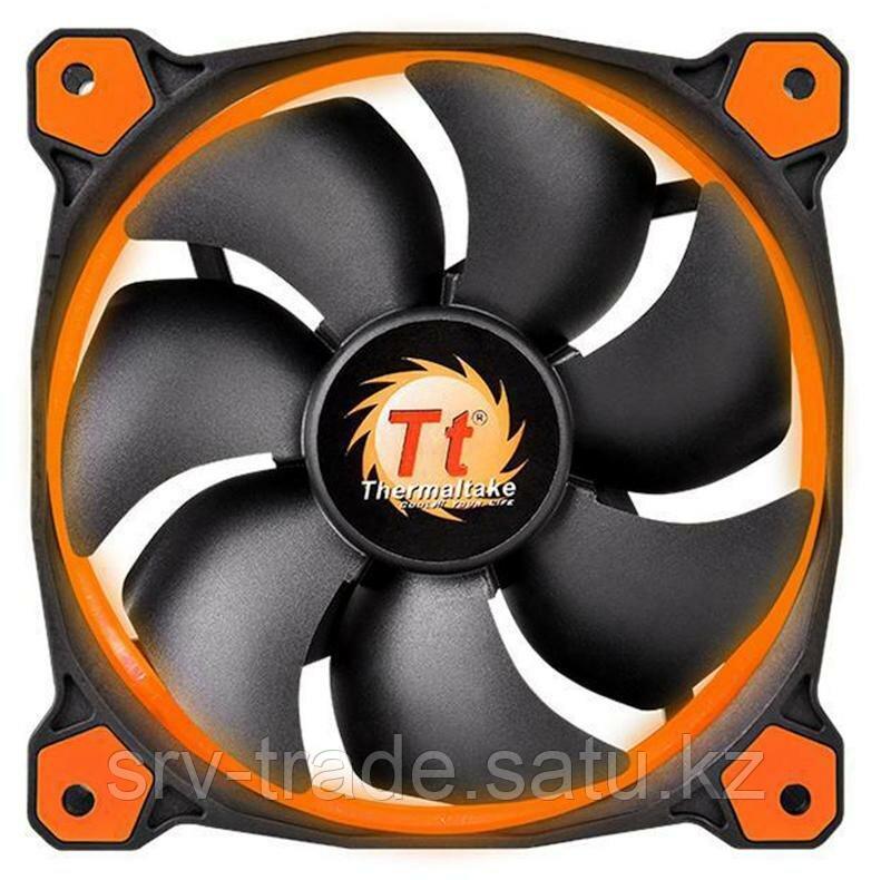 Вентилятор для корпуса Thermaltake Riing 14 LED Orange (CL-F039-PL14OR-A), оранжевая контурная подсветка - фото 1 - id-p114361386
