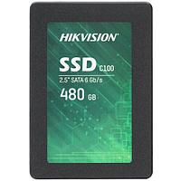 Твердотельный накопитель SSD Hikvision HS-SSD-C100/480G, [480 ГБ, 2.5" SATA III, чтение: 550 МБ/с, запись: 470