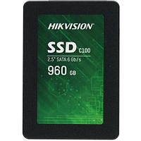 Твердотельный накопитель SSD Hikvision HS-SSD-C100/960G, [960 ГБ, 2.5" SATA III, чтение: 560 МБ/с, запись: 500