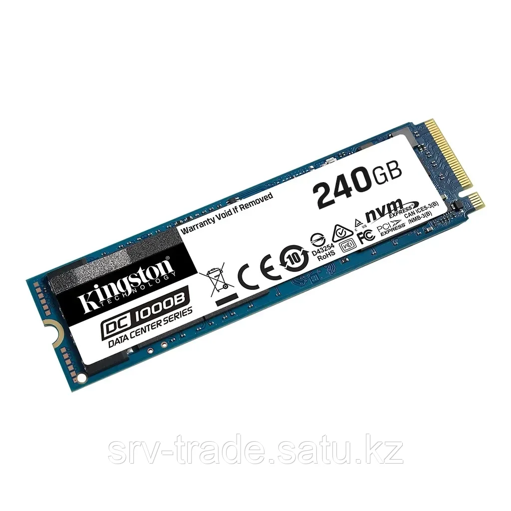 SSD накопитель Kingston DC1000B [SEDC1000BM8/240G] [240 ГБ, M.2PCI-E, чтение: 2200 МБ/с, запись: 290 МБ/с, - фото 2 - id-p114363635