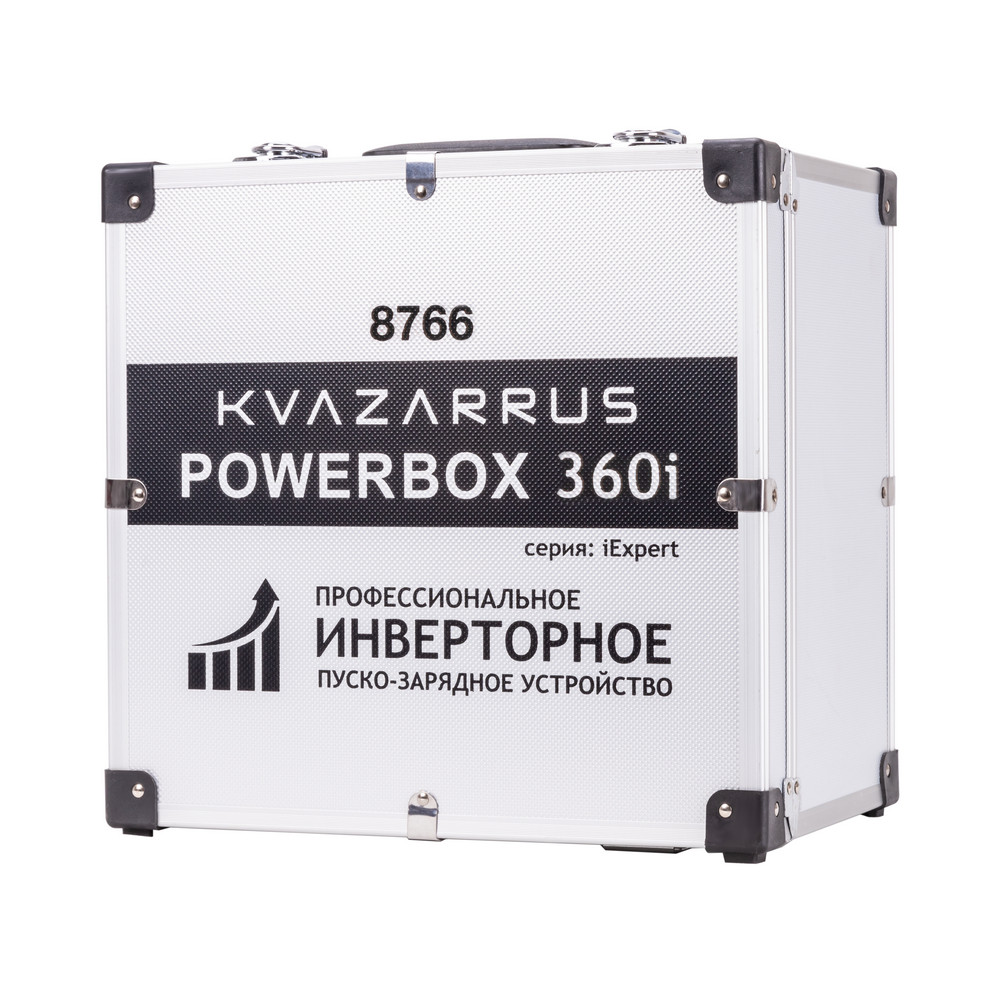 Инверторное пуско-зарядное устройство FoxWeld KVAZARRUS PowerBox 360i, таймер, алюминиевый кейс - фото 7 - id-p114381684