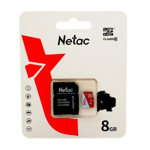 Netac P500 ECO флеш (flash) карты (NT02P500ECO-008G-R) - фото 1 - id-p114382005