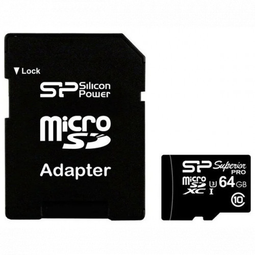 Silicon Power Elite microSDXC Class 10 UHS-I флеш (flash) карты (SP064GBSTXDU3V10SP) - фото 1 - id-p114382009