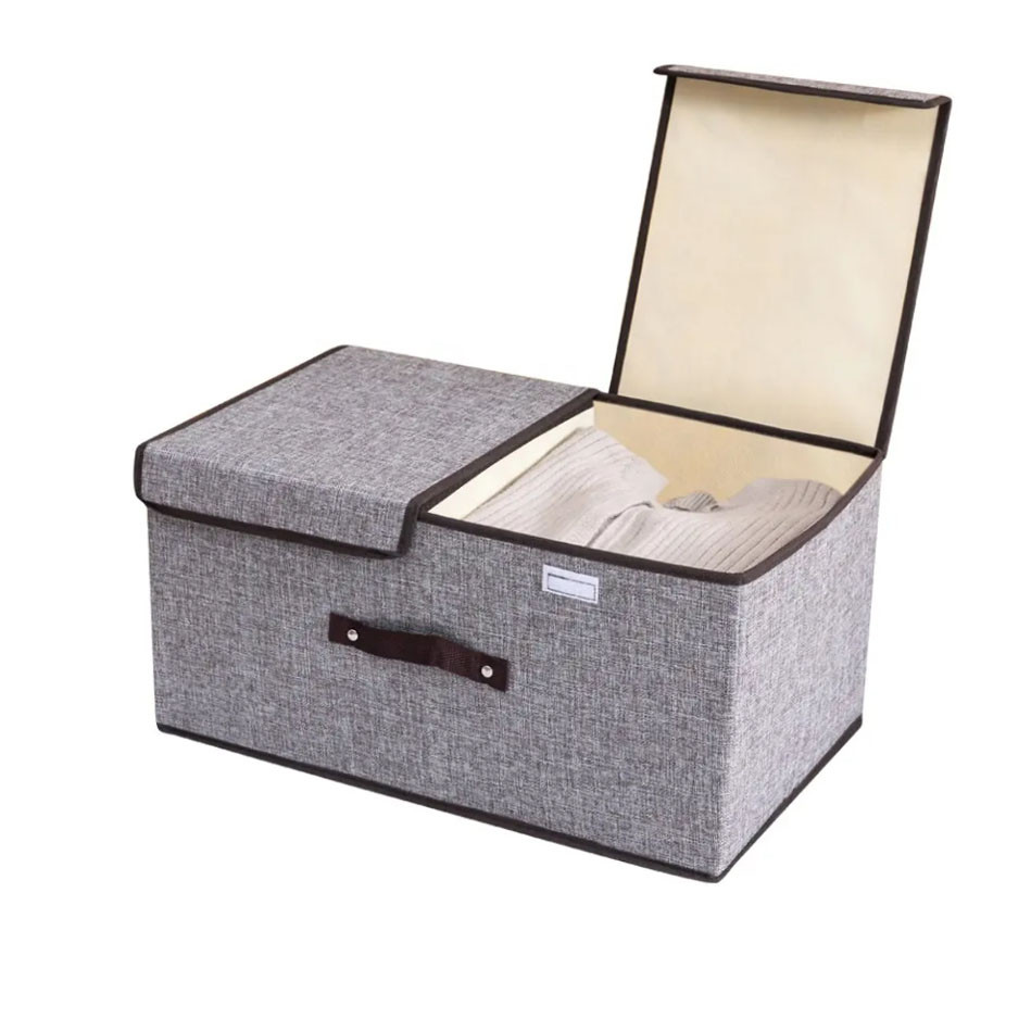 Кофр органайзер двойной 35х24х16 см серый