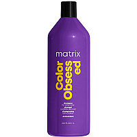 Шампунь для защиты цвета окрашенных волос с антиоксидантами Matrix total results color оbsessed shampoo 1000мл
