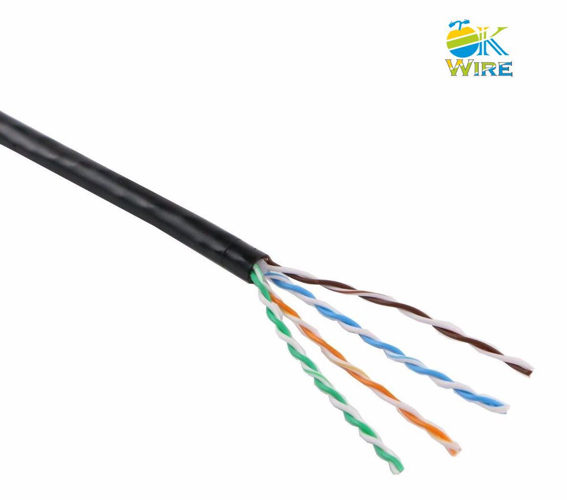 Кабель сетевой OK-WIRE UTP Cat.5e ПВП 4*2*0,50mm Наруж. 305м/упак ...