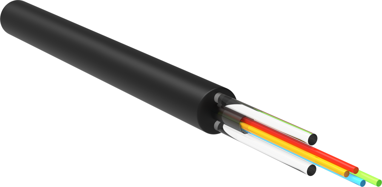 Оптический кабель ОК/Д2-Т-С1-1.0 (К) подвесной самонесущий волокно Corning США - фото 1 - id-p114383462