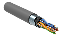 Желілік кабель COMTEQ-FTP-Cat.5e-4х2х0,51 ПВХ 305м/қаптама. (100% OFC)