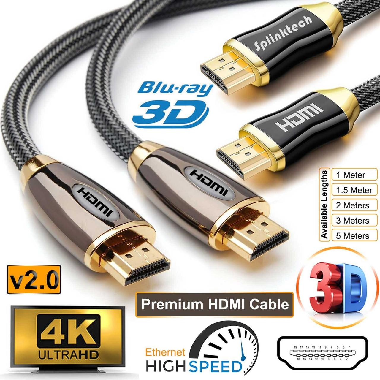 Активный оптический 4K HDMI-HDMI кабель OK-WIRE-AOC-40м (длина 40 метров) - фото 5 - id-p114384095