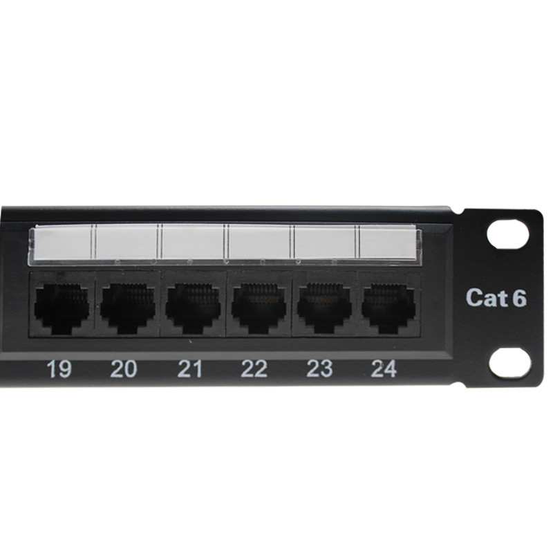 UTP Cat 6 патч-панель 24 порта-1U - фото 1 - id-p114384376