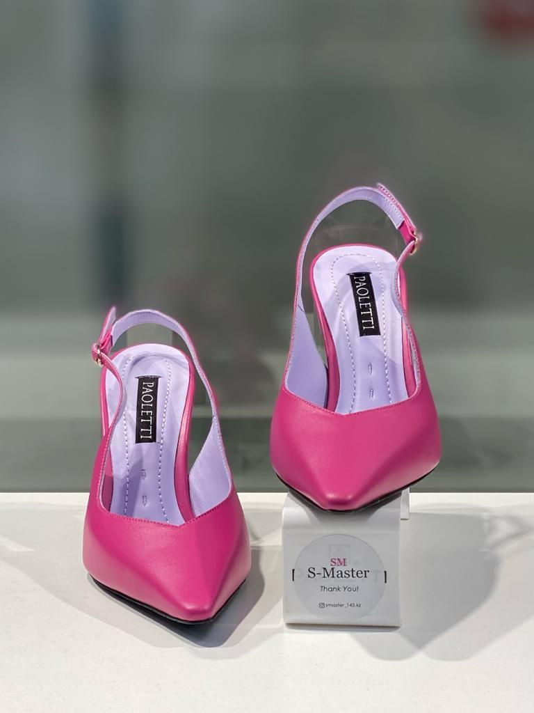 Модные босоножки темно розового цвета. Женская нарядная обувь в Алматы. - фото 3 - id-p114385693