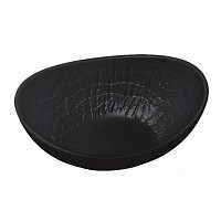 Салатник овальный 350 мл, 16см*11,5 см, h=6 см,серия Black Raw Wood P.L. - ProffCuisine, фото 1