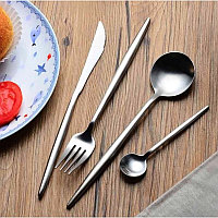 Комплект столовых приборов Xiaomi Maison Maxx Flatware set Silver Steel, серебристо-стальной Арт.5817