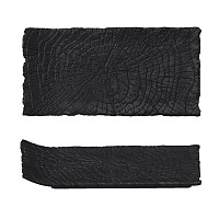 Блюдо прямоугольное 29,5*14,5*2,5 см, серия Black Raw Wood P.L. - ProffCuisine