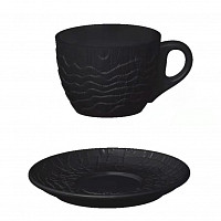 Чайная пара 200 мл,серия Black Raw Wood P.L. - ProffCuisine