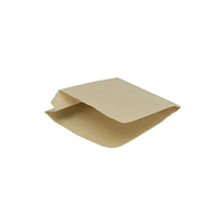 OSQ (Doeco) Пакет бумажный V-дно 17х17см крафт OSQ SANDWICH BAG L 100шт/уп
