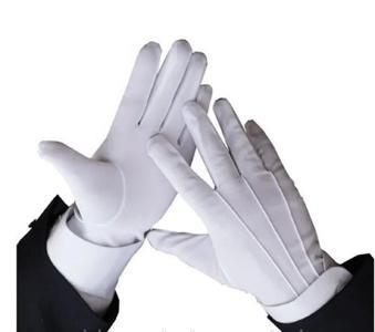 Kazakhstan Перчатки тканевые белые для официантов - фото 1 - id-p114351580