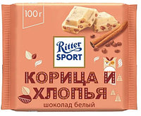 Шоколад Ritter Sport Белый шоколад с Корицей и Хлопьями (100 г)