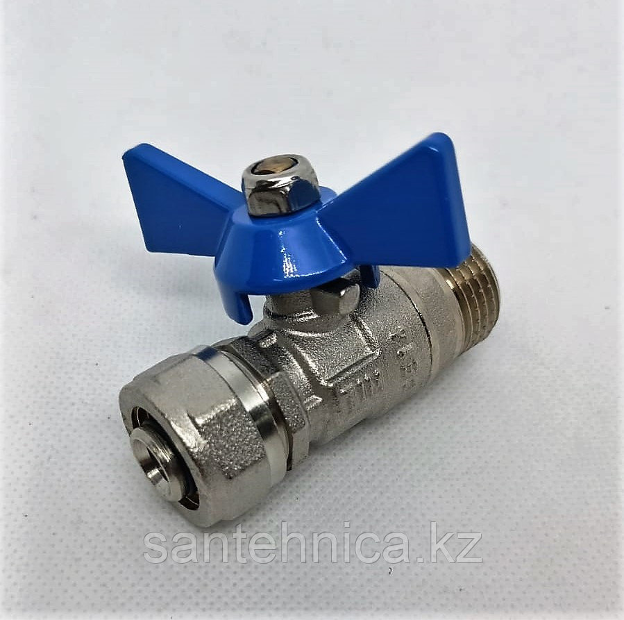 Кран шаровой для МП 20*3/4 "П" обжим (18/72)