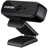 Веб-камера с фиксированным фокусом Canyon C2, 720P HD, 1.0Мп, USB2.0, 360° поворотный обзор, встроенный